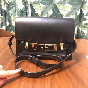 A.L.C. Black Leather Davenport Bag